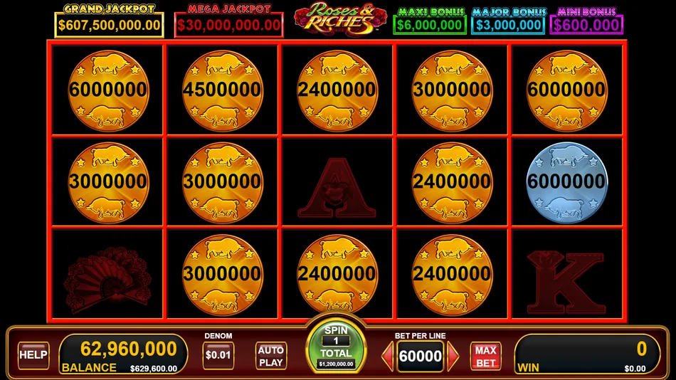 Full 5x3 grid filled with Silver Disc and Coin symbols awarding the Grand Jackpot