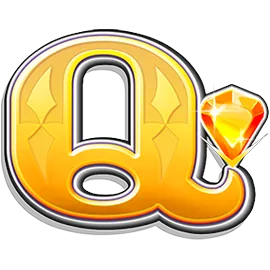 Q card symbol from the Bull Rush Maximus Money paytable